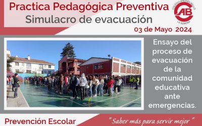 Práctica Pedagógica Preventiva: Simulacro de Evacuación.