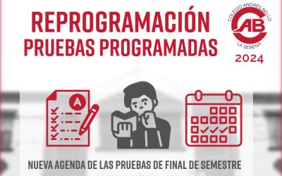 Reprogramación pruebas 13 y 14 de junio