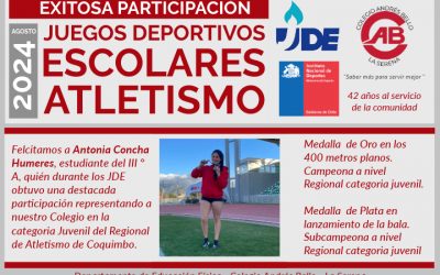 Destacada Participación Regional de Atletismo