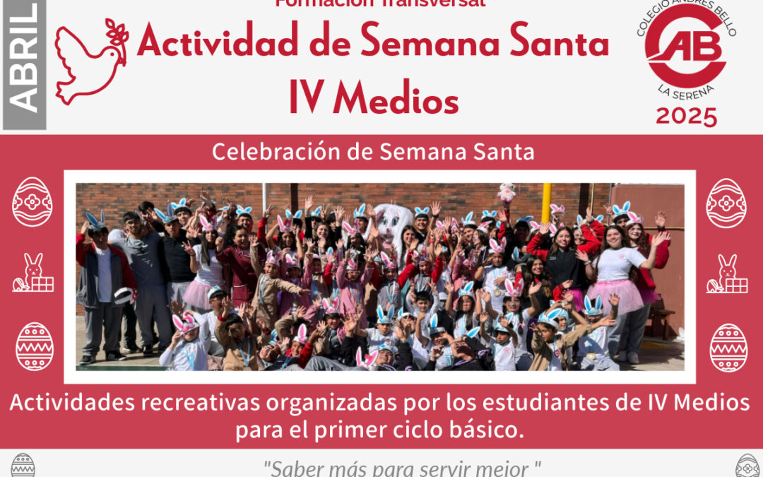 Actividad de Semana Santa IV Medios