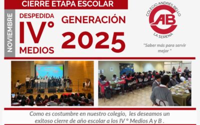 Despedida de los IV° medios.