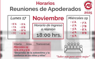 Distribución reuniones noviembre 2025
