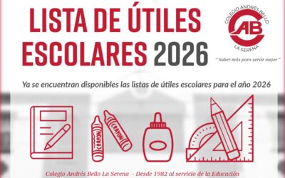 Listas de útiles escolares año 2026