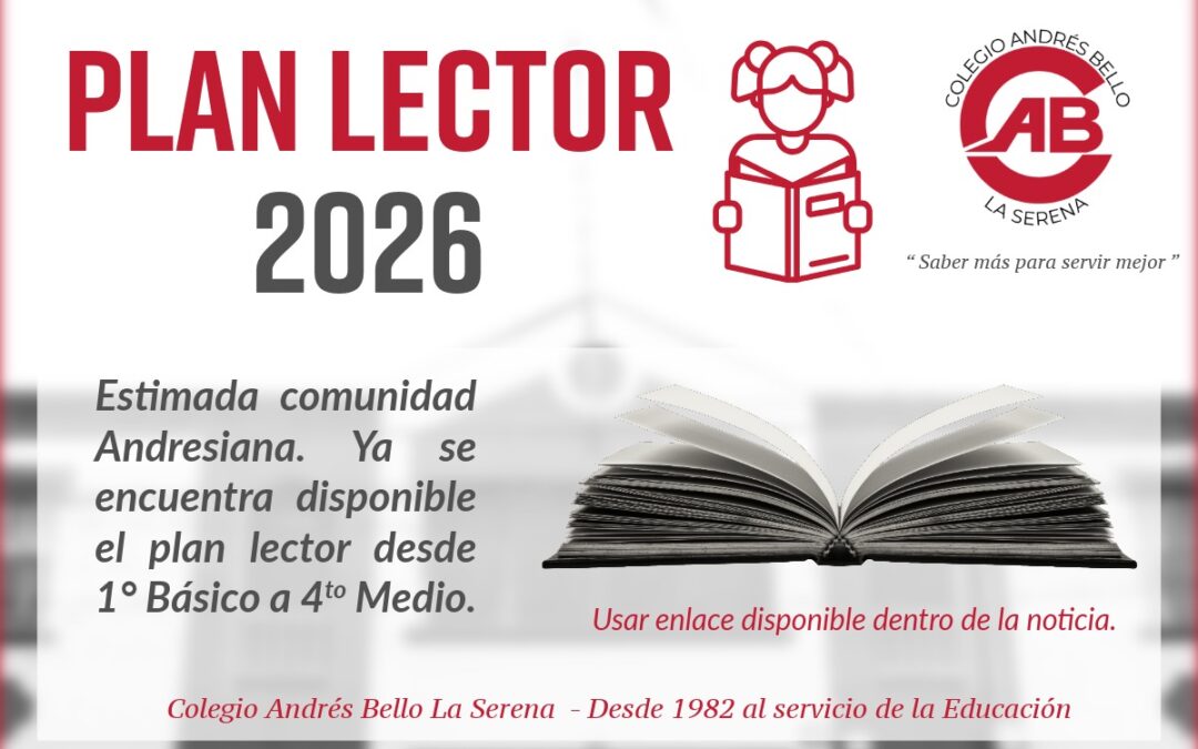 Plan lector año escolar 2026