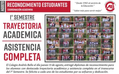 Reconocimientos Alumnos, I semestre 2026.
