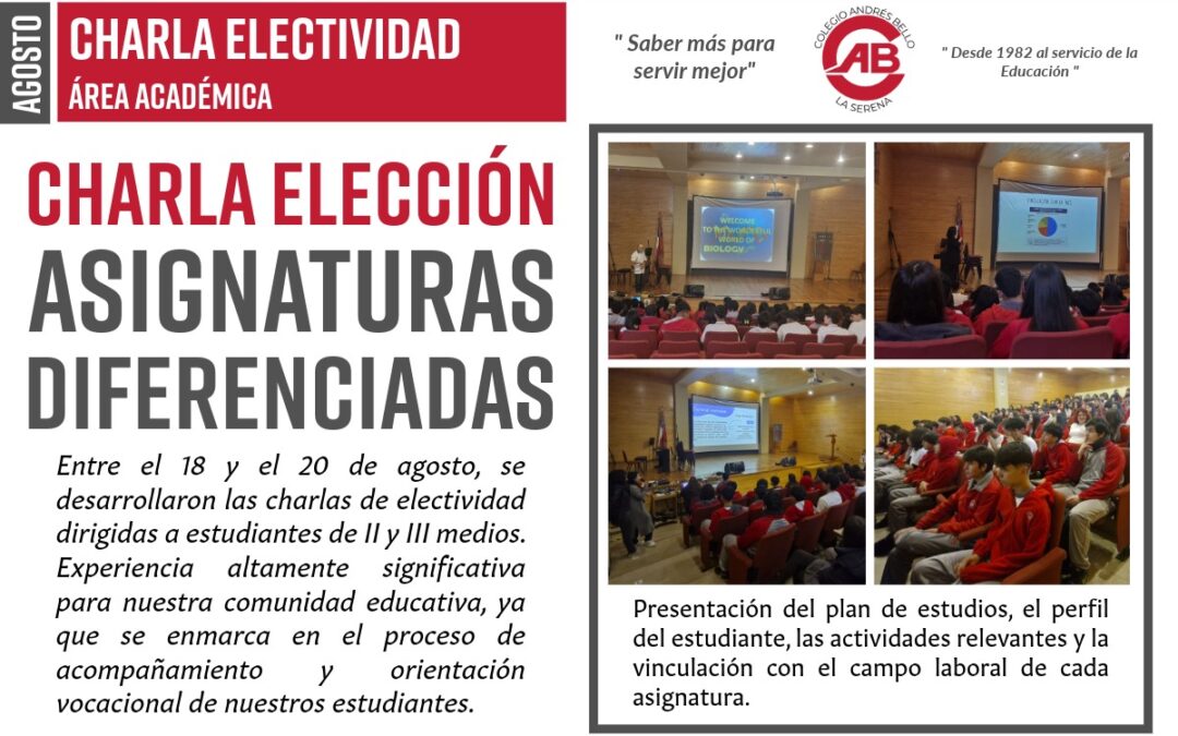 Charlas de Electividad – II y III Medios