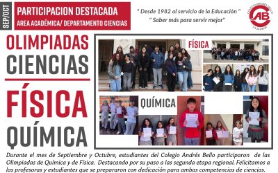 Destacada participación en Olimpíadas de Ciencias