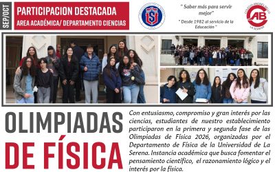 Estudiantes participan en la primera y segunda fase de las Olimpiadas de Física 2026 de la Universidad de La Serena